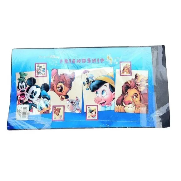 Disney Friendship Character US Postal Service Stamp Advertisement Metallic Print - Picture 1 of 8